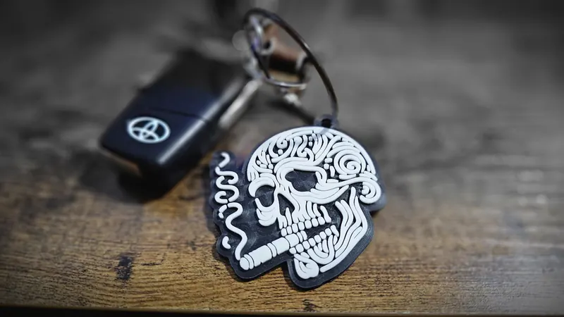 Custom Keychain - Personalized 3D printed keychain